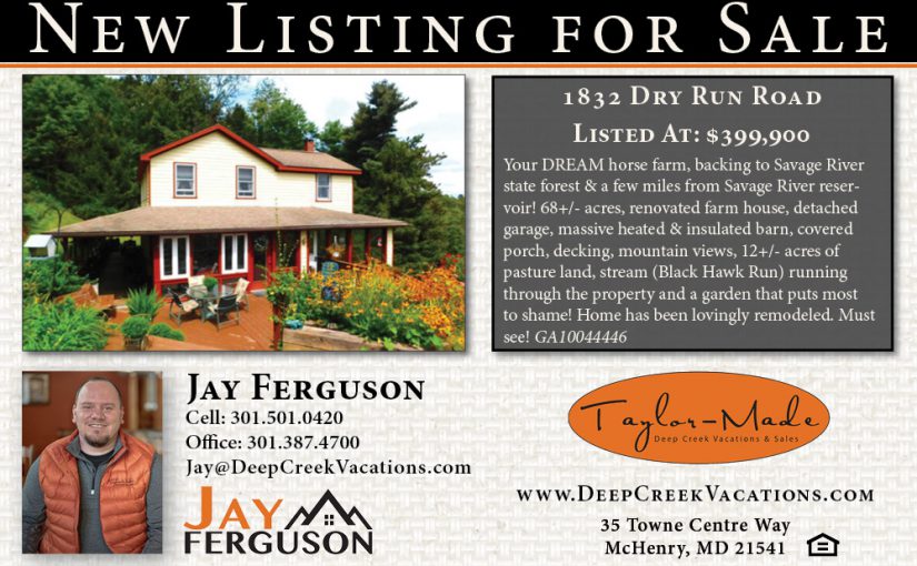 New Listing! 1832 Dry Run Rd