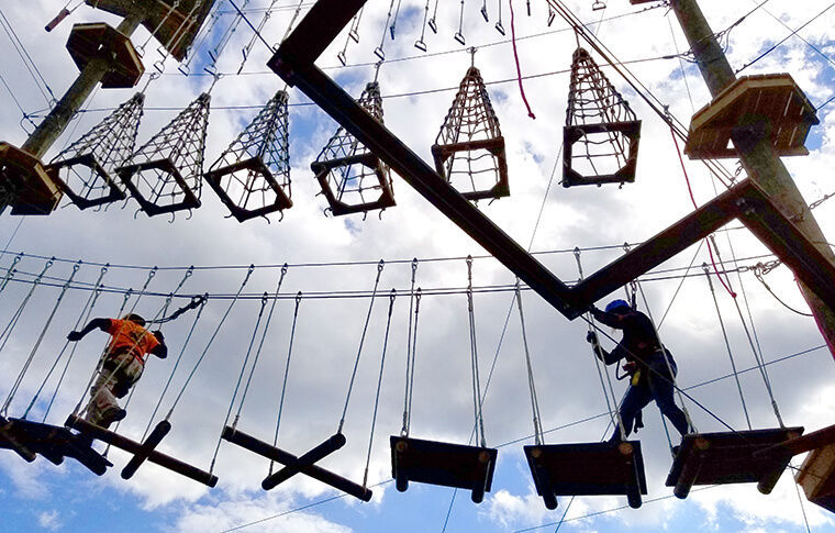 Monkey Business Adventure Park is open at the lake