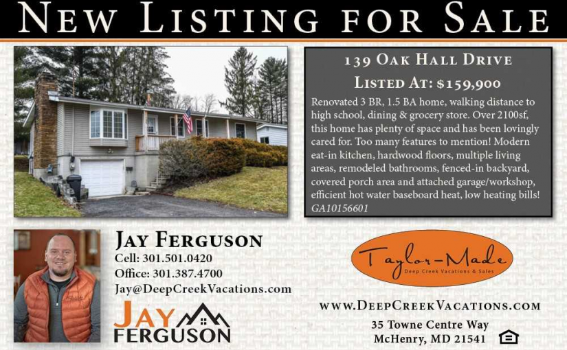 New Listing 139 Oak Hall Drive