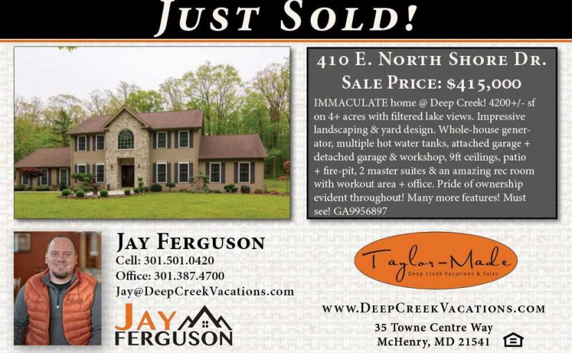 Just Sold! 410 E. North Shore Dr.